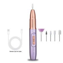 Load image into Gallery viewer, Rechargeable Electric Nail File for Beginner Portable Electric Nail Drill for Home Manicure