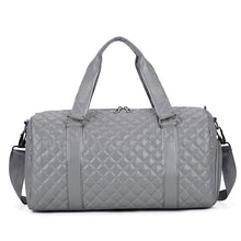 Load image into Gallery viewer, PU Leather Men's Fitness Travel Bag Simple Large Capacity Shoulder Messenger Bag Multifunctional Design Unisex Handbag