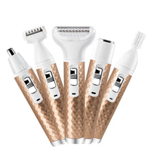 Load image into Gallery viewer, Portable Electric Razor for Women Body Nose Hair Trimmer Face Shavers Eyebrow Legs Armpit Bikini Hair Remover Women Epilator