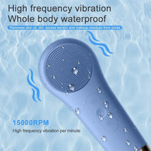 Load image into Gallery viewer, Electric Facial Cleansing Brush Silicond Ultrasonic Vibration Face Cleanser Washing Deep Pores Blackhead Cleaning Skin Massager