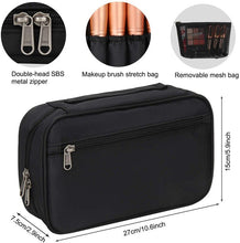 Load image into Gallery viewer, Professional Cosmetic Bag Beauty Case Toiletry Brush Organizer Multi Functional Makeup Bag for Travel & Home