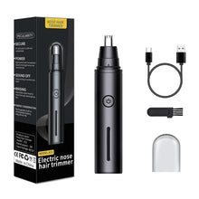 Load image into Gallery viewer, Nose Hair Trimmer USB Charging New High Quality Electric Portable Men Mini Nose Hair Remover Safe Face Hair Cleaning Tool