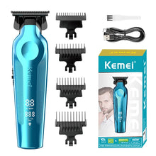 Load image into Gallery viewer, Hair Clipper Professional Electric USB Rechargeable Barber Trimmer Cordless Trimmer Hair Cutting Machine