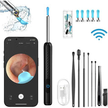 Load image into Gallery viewer, Ear Wax Removal Tool-Spade Ear Cleaner with Ear Camera1296P Ear-Scope Earwax Remover Picker with 6LED Light for Earwax Cleaning