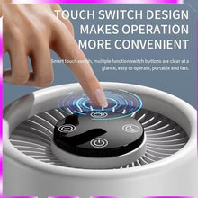 Load image into Gallery viewer, Air Purifier For Desk - HEPA Filter Touch Control Formaldehyde & Smoke Removal Mini Air Cleaner