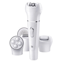Load image into Gallery viewer, 5-In-1 Female Hair Remover Electric Shaver For Women'S Stratum Corneum Remover Facial Scrub Massager