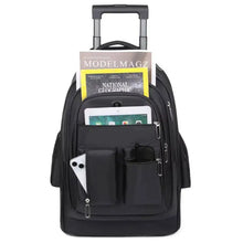 Load image into Gallery viewer, Large Capacity Travel Backpack With Wheels Hidden Pull Rod Waterproof Carry On Luggage Weekend Travel Bag For Men Business Trip