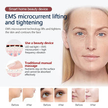 Load image into Gallery viewer, Electric Constant Temperature Micro Current Scraping Board V Face Lifting EMS Dredging Meridian Massage Brush Beauty Instrument
