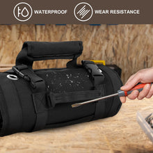 Load image into Gallery viewer, Multi-Purpose Tool Bag Roll Up Tool Bag Oxford Cloth Heavy Duty Tool Pouch Roll UP Portable Small Tools Organizer Bag