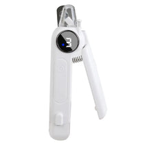 Load image into Gallery viewer, 2-in-1 Dog Cat Nail tool Ultra Quiet with Splash Guard Dog Cat Nail Trimmer LED Light Electric Pet Nail Clipper