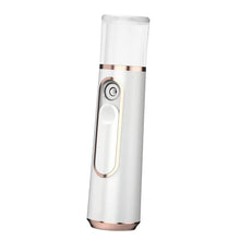 Load image into Gallery viewer, Mini Nano Facial Mister Face Steamer Moisturizing Refreshing Cooler for Travelling Office Home Skin Care Eyelash Extensions