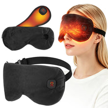 Load image into Gallery viewer, Cordless Heated Eye Mask for Dry Eyes 4 Levels Hot Compress Smart Timing Sleeping Mask Electric Warm Eye Compress for Eye Relief