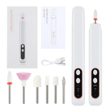 Load image into Gallery viewer, 4 In 1 Professional MINI Electric Nail Drill Kit Manicure Pedicure Grinding Polishing Nail Art Sanding File Pen Tools Machine