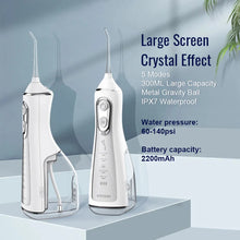 Load image into Gallery viewer, Portable Water Flosser Dental Oral Irrigator Pick 5 Modes 360° Rotated Jet For Cleaning Teeth Thread Floss Mouth Washing Machine