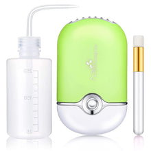 Load image into Gallery viewer, 3 in 1 USB Air Conditioning Lash Fan Dryer Lash Shampoo Brushes Nose Brush eyelash Wash Bottle for Eyelash Extension supplies