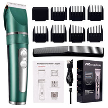 Load image into Gallery viewer, Professional Hair Clipper For Men Rechargeable Electric Razor Hair Trimmer Hair Cutting Machine Beard Trimmer Fast Charging