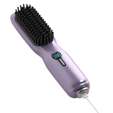 Load image into Gallery viewer, Hair Straightener Brush Heated Straightening Brush Hair Straightener Comb Gifts