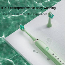 Load image into Gallery viewer, Sonic Electric Toothbrush IPX7 Waterproof Dupont Soft Bristles USB Quick Charge 5 Modes Dental Teeth Whitening Kit Tooth Brush