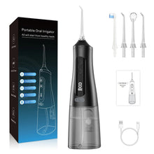 Load image into Gallery viewer, 9Mode Portable Oral Irrigator Smart Display Dental Water Flosser Rechargeable Water Jet Floss Tooth Pick 350ML Teeth CleanerIPX7