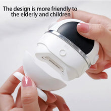 Load image into Gallery viewer, Electric Nail Clipper Automatic Nail Trimmer Safe Rechargeable Fingernail Cutter with Nail File for Kids Portable Manicure Tool