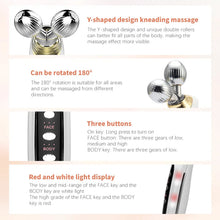 Load image into Gallery viewer, 4D EMS Facial Roller Massager Beauty Machine for Skin Tightening Face Eye Neck Double Chin Massage Face Lift Tool