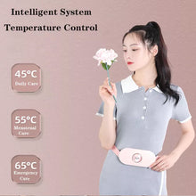 Load image into Gallery viewer, Cordless Massage Heating Pad Vibration Warm Waist Belt Smart Massager For Back Or Belly Period Pain Relief Device Gift For Women