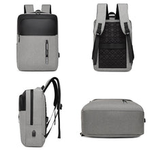 Load image into Gallery viewer, Backpack For Men Multifunctional Business Notebook Backpack USB Charging Waterproof Men's Backbag Casual Bag 15.6 Inches