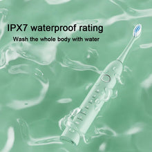Load image into Gallery viewer, Smart Sonic Electric Toothbrush Teeth Whitening Ultrasonic Vibration Oral Cleaner Tooth Care IPX7 Waterproof Replacement Heads