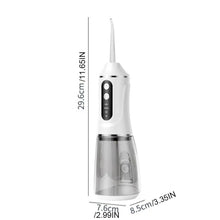 Load image into Gallery viewer, Smart Electric Oral Irrigator Rechargeable Professional Dental Cleaner Cordless with 4 Nozzles Tooth Scaler Travel