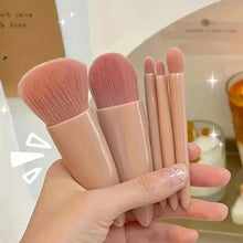 Load image into Gallery viewer, 5pcs Travel Size Makeup Brushes Set Mini Makeup Brushes Small Complete Function Cosmetic Brushes Kit With Case And Mirror
