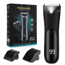 Load image into Gallery viewer, Men's Groin Body Hair Trimmer Rechargeable Electric Shaver For Pubic Ball Bikini Chest Hair Shaver Ceramic Blade Razor Epilator