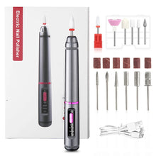 Load image into Gallery viewer, Professional Nails Electric Nail Polisher Drill Bits Grinding Polishing Dead Skin Removal Manicure Machine Art Sanding File Pen