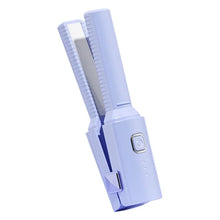 Load image into Gallery viewer, Compact Hair Straightener Electric Hair Straightener Portable Cordless Hair Styler Quick Heat Dual Purpose Straightener for Home