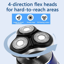 Load image into Gallery viewer, Multi-function Electric Shaver Electric Razor USB Rechargeable Shaving Machine for Men 3 Blades Portable Beard Trimmer Clipper
