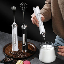 Load image into Gallery viewer, Automatic Rotary Whisk Stirrer Cream Whipper Handheld Small Stirring Stick Black