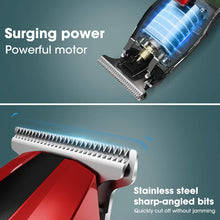 Load image into Gallery viewer, Professional Hair Clipper Wireless Hair Trimmer Hair Cutting Machine Electric Zero Cutting Machine Trimmer for Men
