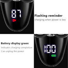 Load image into Gallery viewer, Electric Razor for Men Bald Head Shaver LED Display Nose Hair Beard Trimmer Clippers Facial Cleansing Brush USB Rechargeable