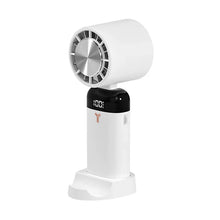 Load image into Gallery viewer, 3600mAh Mini Handheld Fan Portable Semiconductor Refrigeration Cooling Desktop Fan Folding Hanging Neck Air Cooler Outdoor