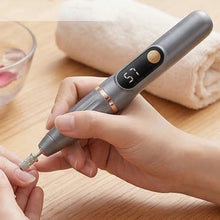 Load image into Gallery viewer, 2in1 Electric Nail Filer with Heads&Sand Circle Cordless Nail Art Drill 15000 RPM Manicure Grinder Set for Gel/Acrylic/Dip Powder