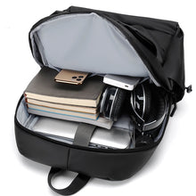 Load image into Gallery viewer, Business Men's Backpack Zipper Design 15.6 Inches Laptop Bag For Male Nylon Cloth Wear-resistant Waterproof Casual Rucksack