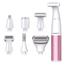 Load image into Gallery viewer, 6in1 ladies Intimate Area Precision Shaver Bikini Line Sensitive Shaving Balls Eggs Pubic Hair Shaver Face Nose Beard Trimmer