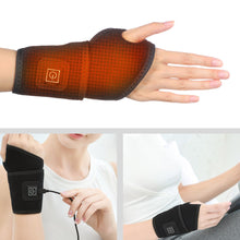 Load image into Gallery viewer, Magnetic Treatment Self-Heating Wrist Support Brace Wrap Heated Hand Warmer Compression Pain Relief Wristband Belt