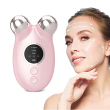 Load image into Gallery viewer, Facial Massager EMS Microcurrent Lifting Device Face Roller Anti Wrinkle V Shape Lift Chin-up Face Lift Machine Skincare Tool