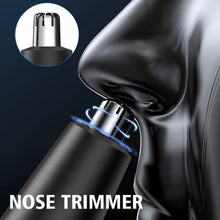 Load image into Gallery viewer, Electric Painless Nose Hair Trimmer Rechargeable Waterproof Skinsafe Shavers Clipper Ear Eyebrow Trimmer Clean Trimmer Razor