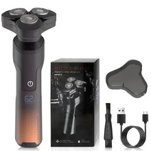 Load image into Gallery viewer, Men's Electric Shaver Magnetic Suction Blade Multifunctional Rechargeable Portable Water Washing Beard Knife