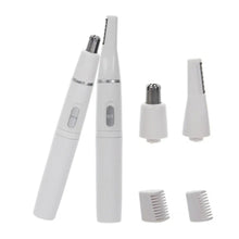 Load image into Gallery viewer, 2-in-1 Facial Hair Trimmer Nose Ear Hair Shaver Trimmer Eyebrow Scraper Safe Face Care Razor Cleaner for Men Women