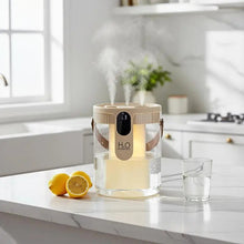 Load image into Gallery viewer, 1.5L Air Humidifier Large Capacity Home Humidifier Silent Mist Maker 1800mAh Battery USB Rechargeable Humidifier with LED Light