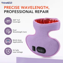 Load image into Gallery viewer, Red Light Therapy Face Mask Neck Chest Skin Care Light 660NM+850NM Infrared Therapy Light 72 Red LED Bulbs USB-powered