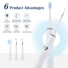 Load image into Gallery viewer, Electric Sonic Tooth Scaler Toothbrush Set Dental Plaque Stains Tartar Calculus Remover Teeth Whitening Cleaning Oral Care Tools