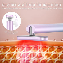 Load image into Gallery viewer, 4 in 1 Facial Skincare Tool Red Light For Face Neck EMS Microcurrent Face Massage Anti-Aging Skin Tightening Beauty Wand